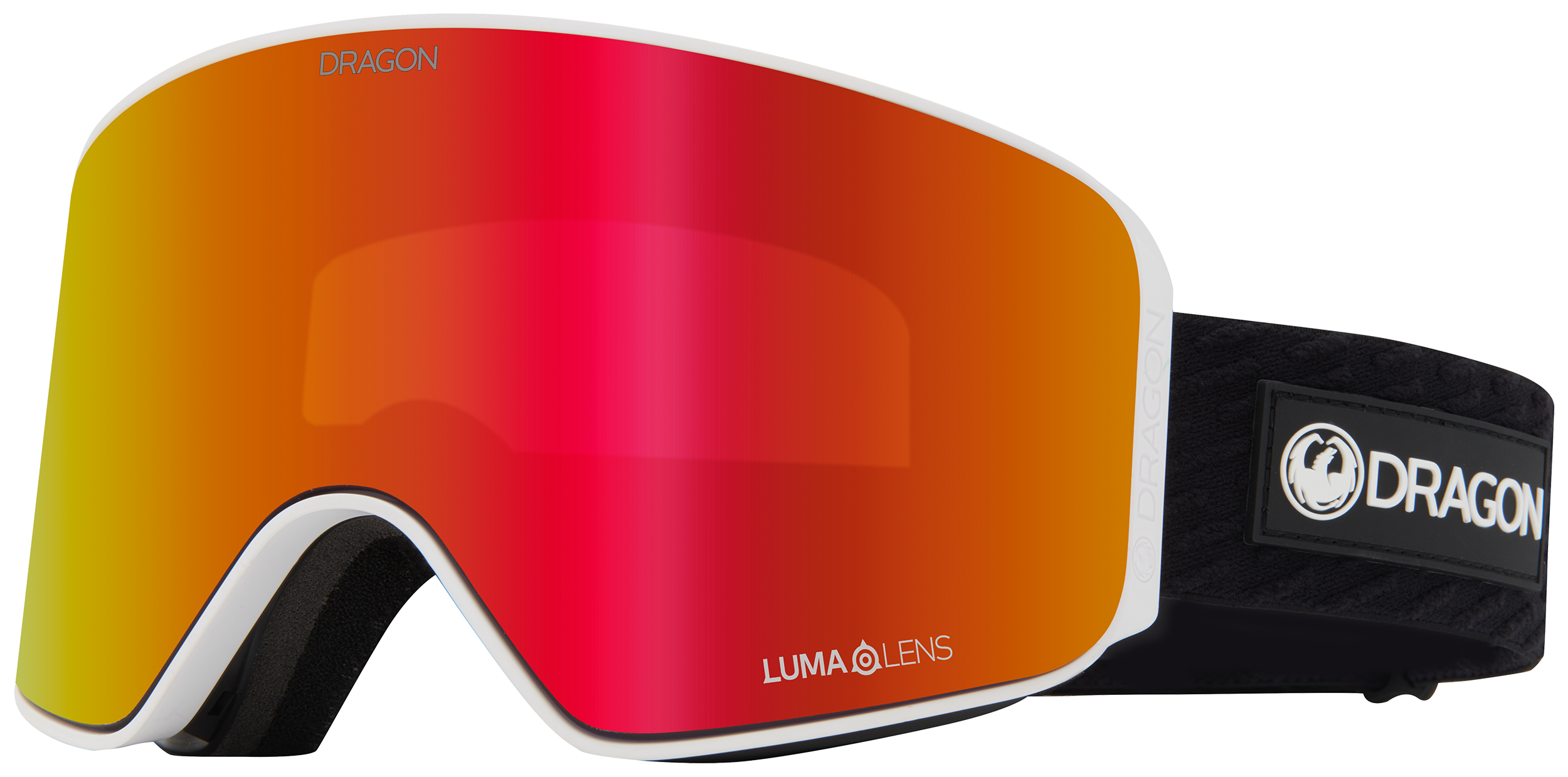 Dragon NFX Mag OTG (LB) Snow Goggle LL Red Ion + LL Light Rose Icon Red