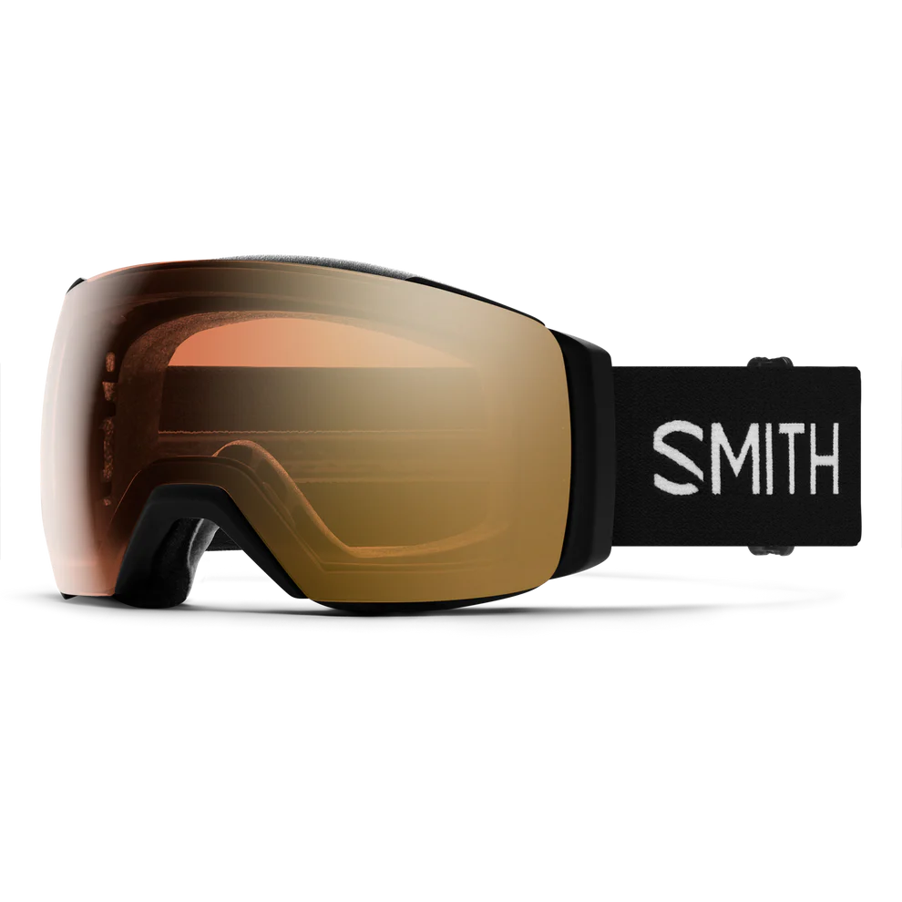 Smith I/O Mag XL Low Bridge Fit Ski Goggle CP Pro Photo Gold Mirror St Blue Sensor Mirror Black