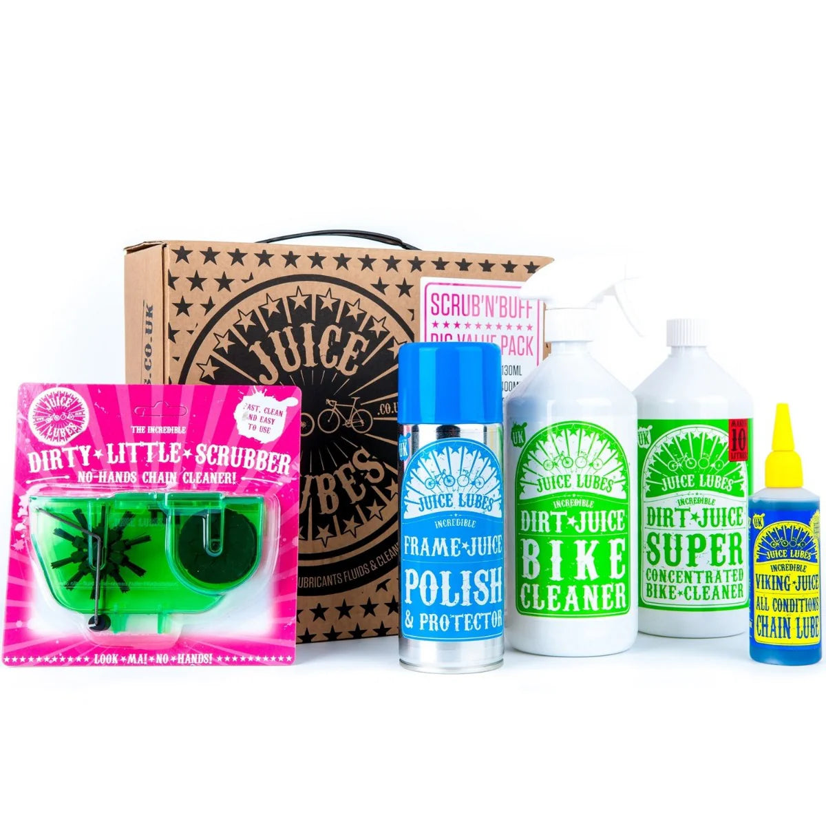 Juice Lubes Scrub And Buff - Mixed Bundle Pack