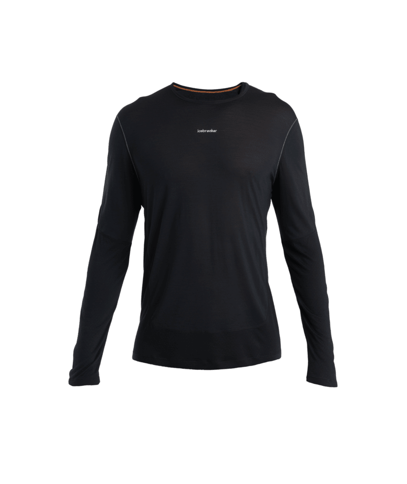 Icebreaker Mens 125 ZoneKnit Energy Wind Long Sleeve Tee