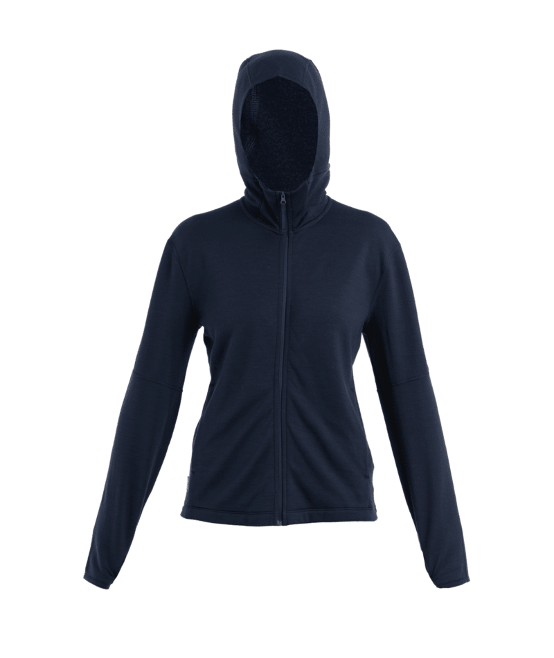 Icebreaker Womens 360 RealFleece Elemental Long Sleeve Zip Hoodie