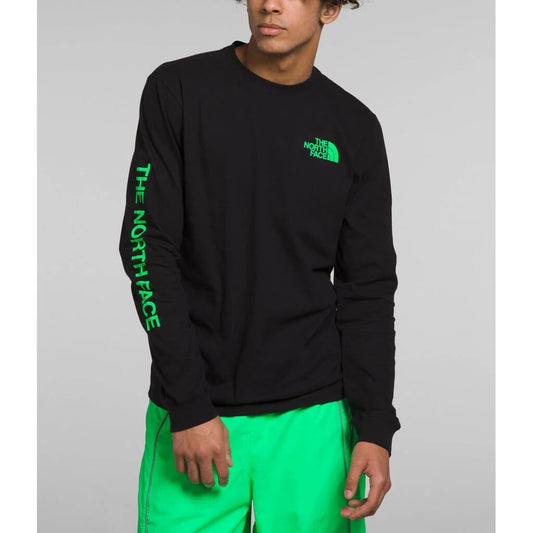 The North Face Mens Long-Sleeve Sleeve Hit Graphic Tee