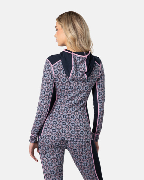 Kari Traa Womens Rose Merino Base Layer Hoodie