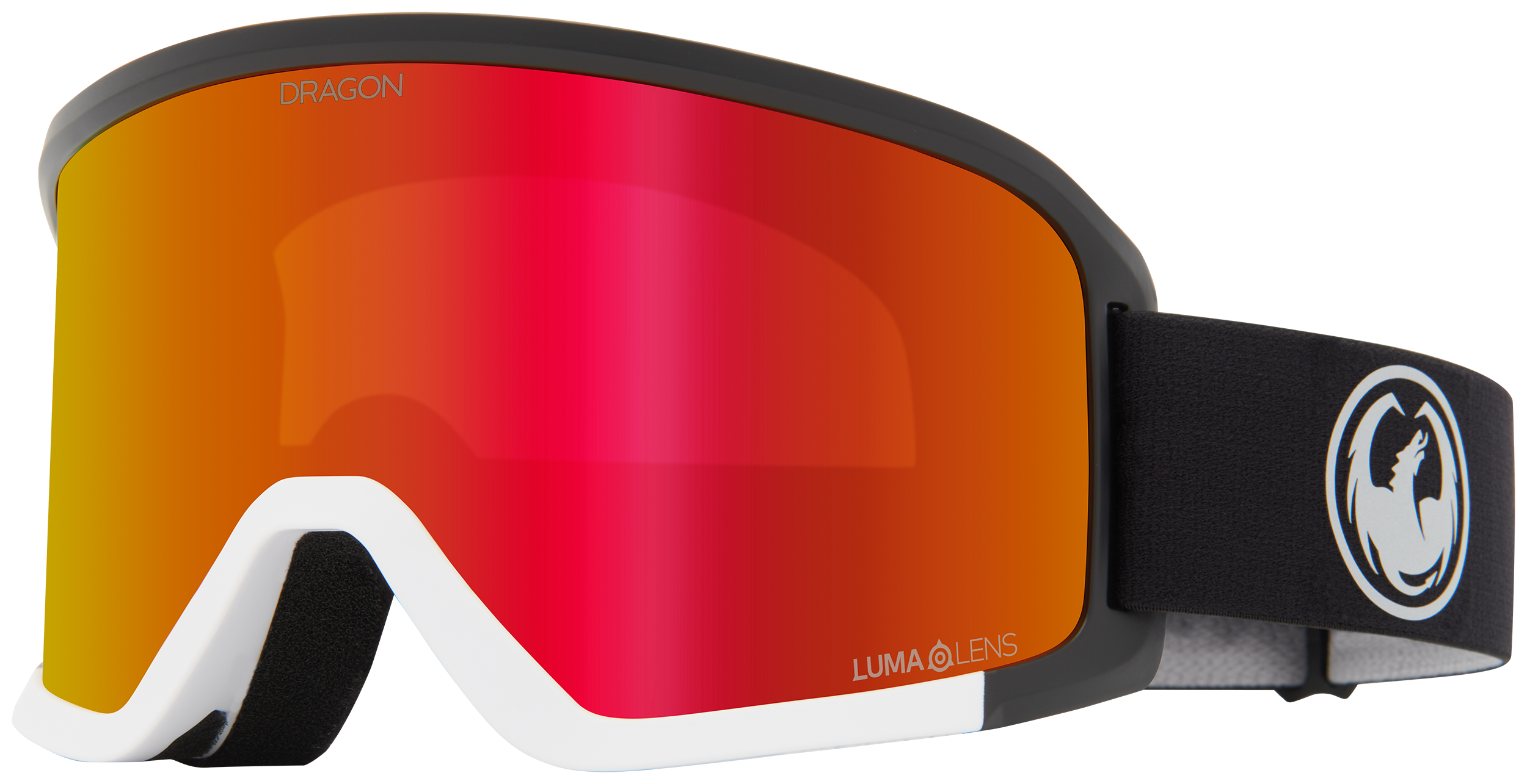 Dragon DX3 Plus OTG Snow Goggle LL Red Ion + LL Dark Smoke Nouveau Black
