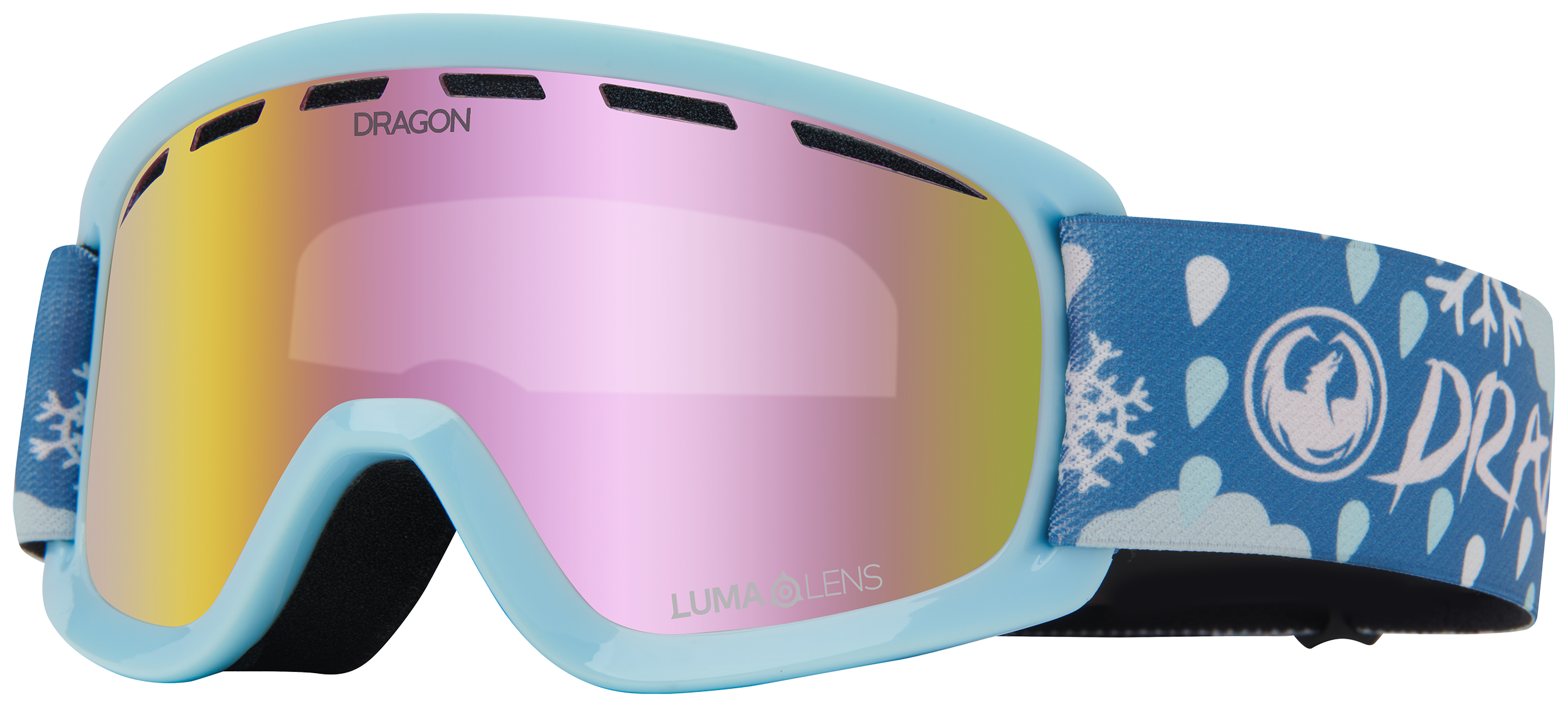 Dragon Lil D Snow Goggle LL Pink Ion SNOW DANCE
