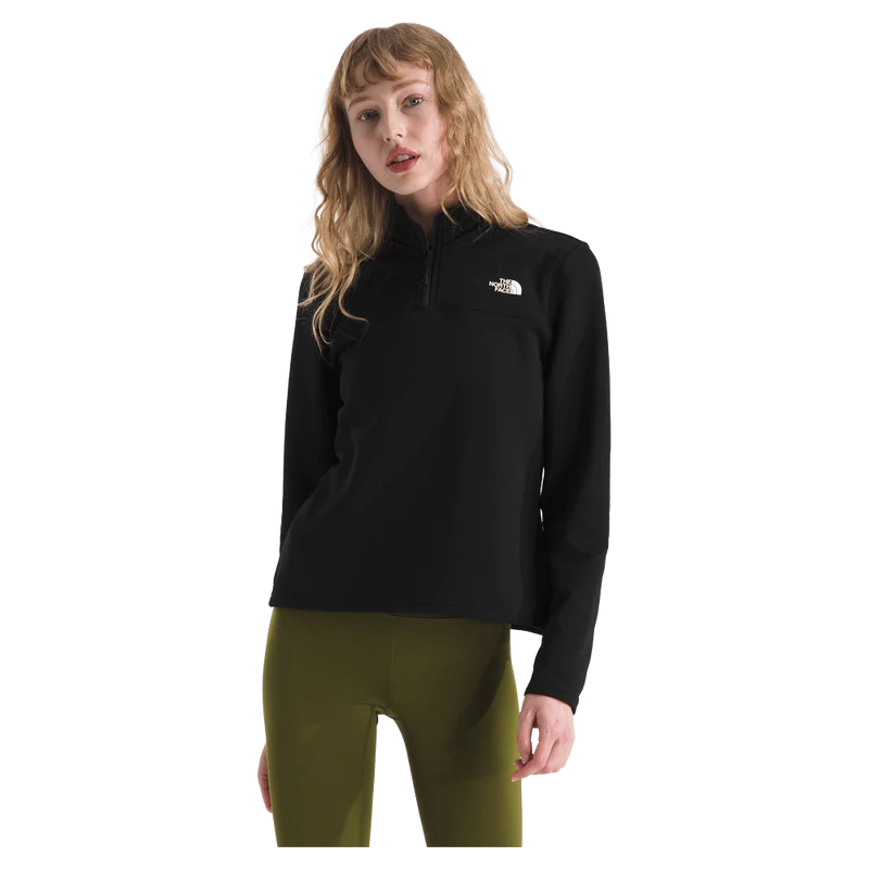 TNF Womens Cedar Trail Grid Fleece 1/4 Zip Jacket