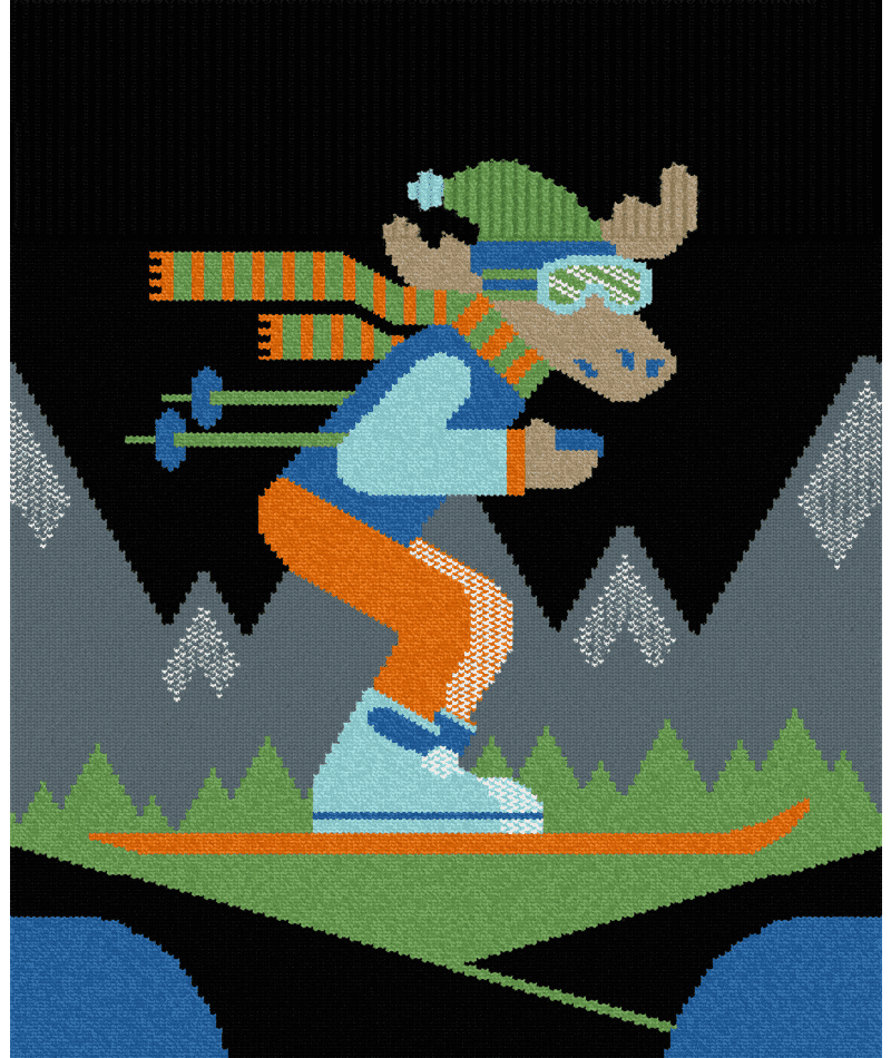 Smartwool Kids Wintersport Full Cushion Pattern Socks