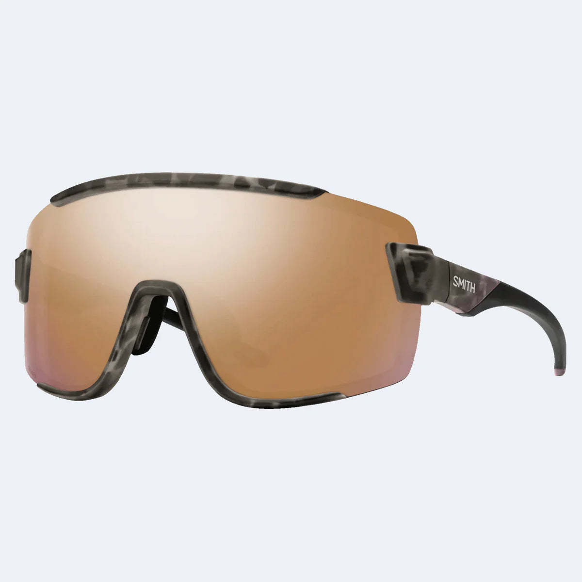 Smith Wildcat Sunglasses CP Rose Gold Mirror Clear Matte Salt Haze