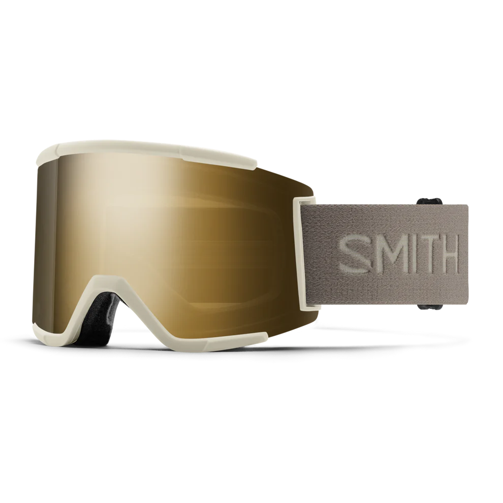 Smith Squad XL Ski Goggle CP Sun Black Gold Mirror St Blue Sensor Mirror CHALK