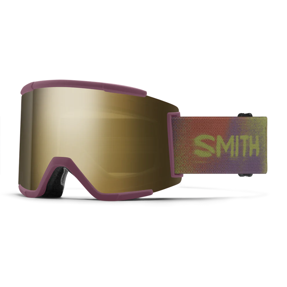 Smith Squad XL Ski Goggle CP Sun Black Gold Mirror St Blue Sensor Mirror Sprayer