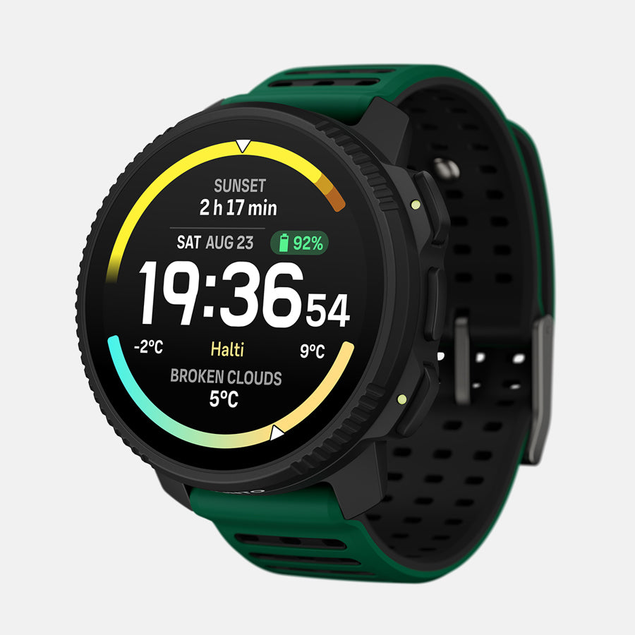 Suunto Vertical 2 GPS Watch - Titanium Bevel Pine Green