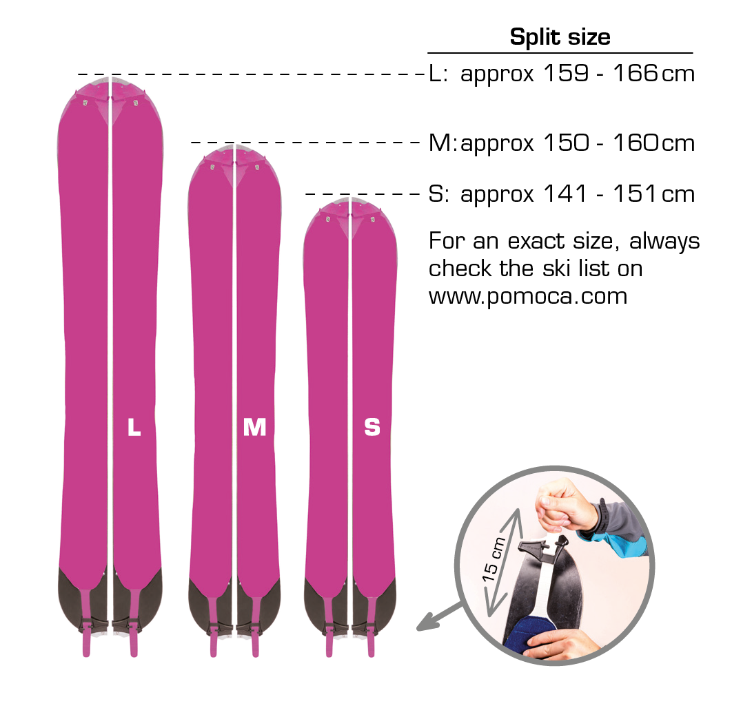 POMOCA Free Pro 2.0 Splitboard Skins 145mm
