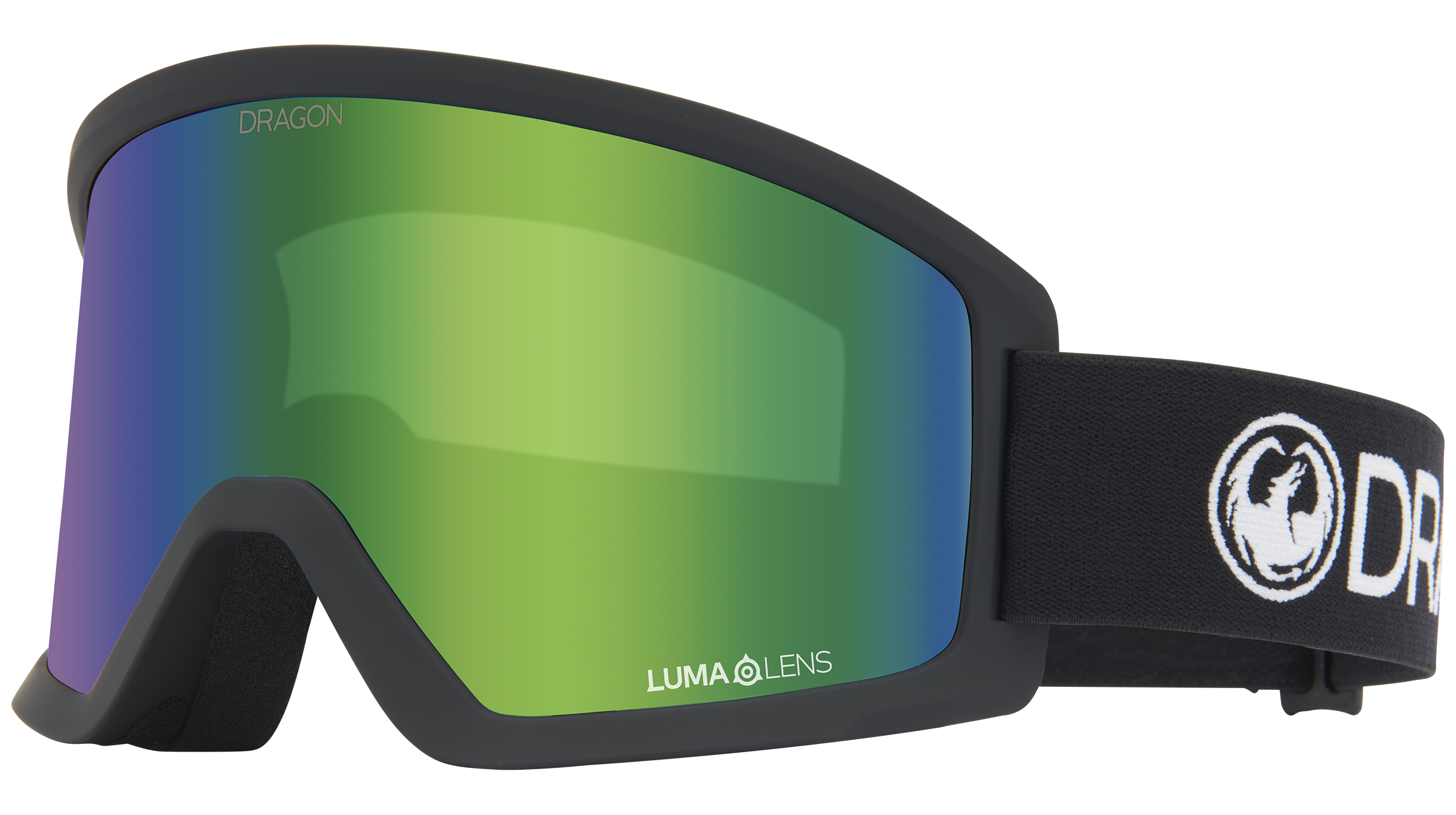 Dragon DX3 L OTG Snow Goggle LL Green Ion Black