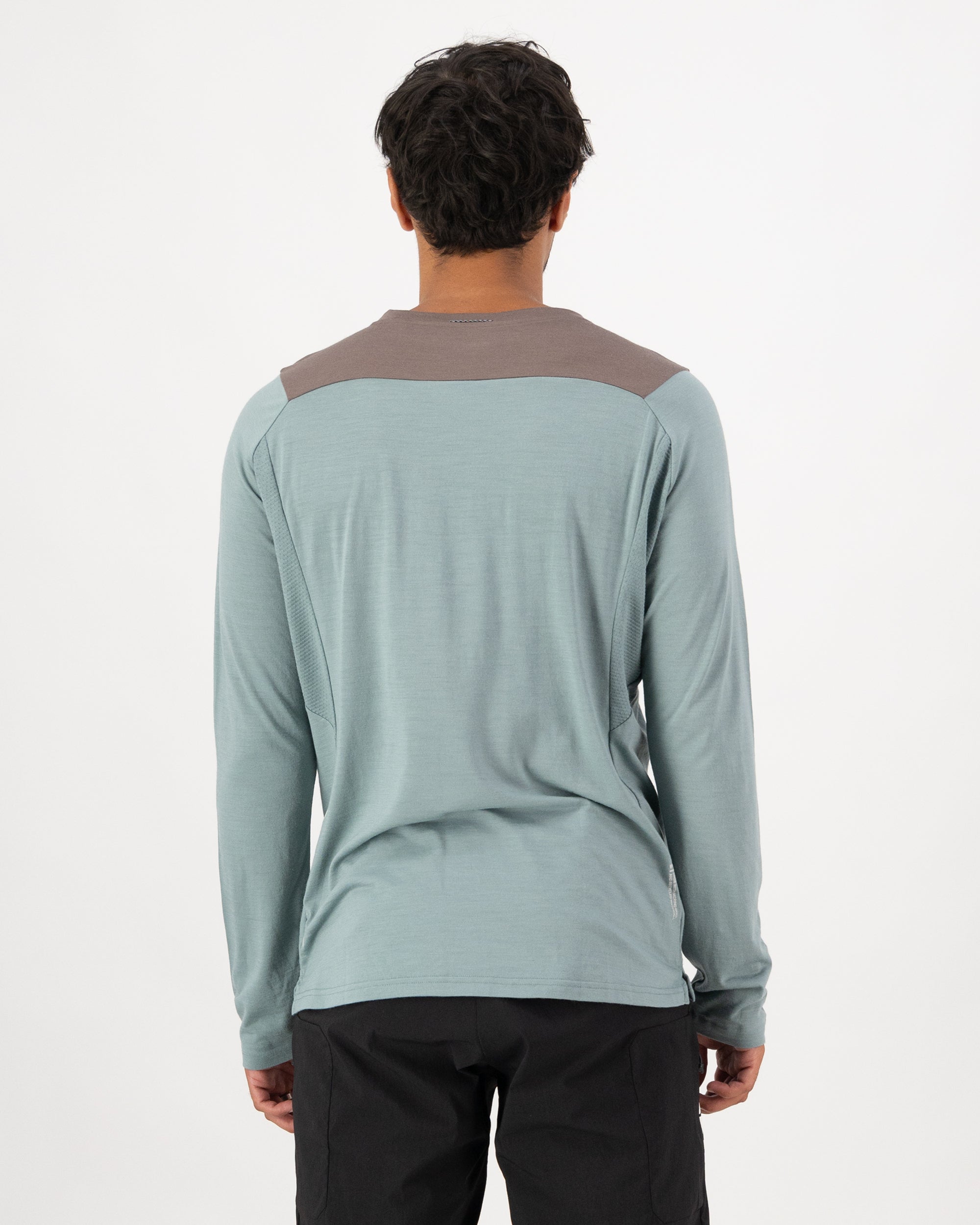 Mons Royale Mens Diversion Merino Bike Jersey Long Sleeve