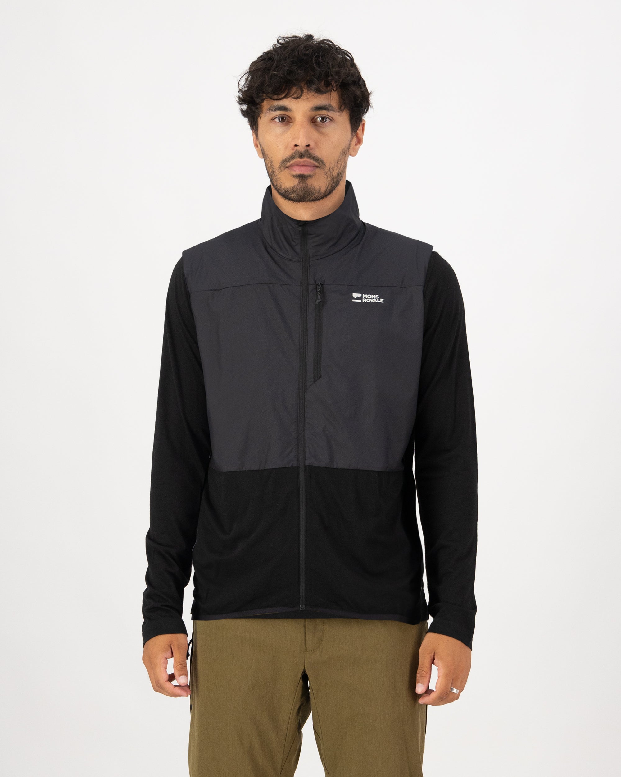 Mons Royale Mens Diversion Merino Wind Vest