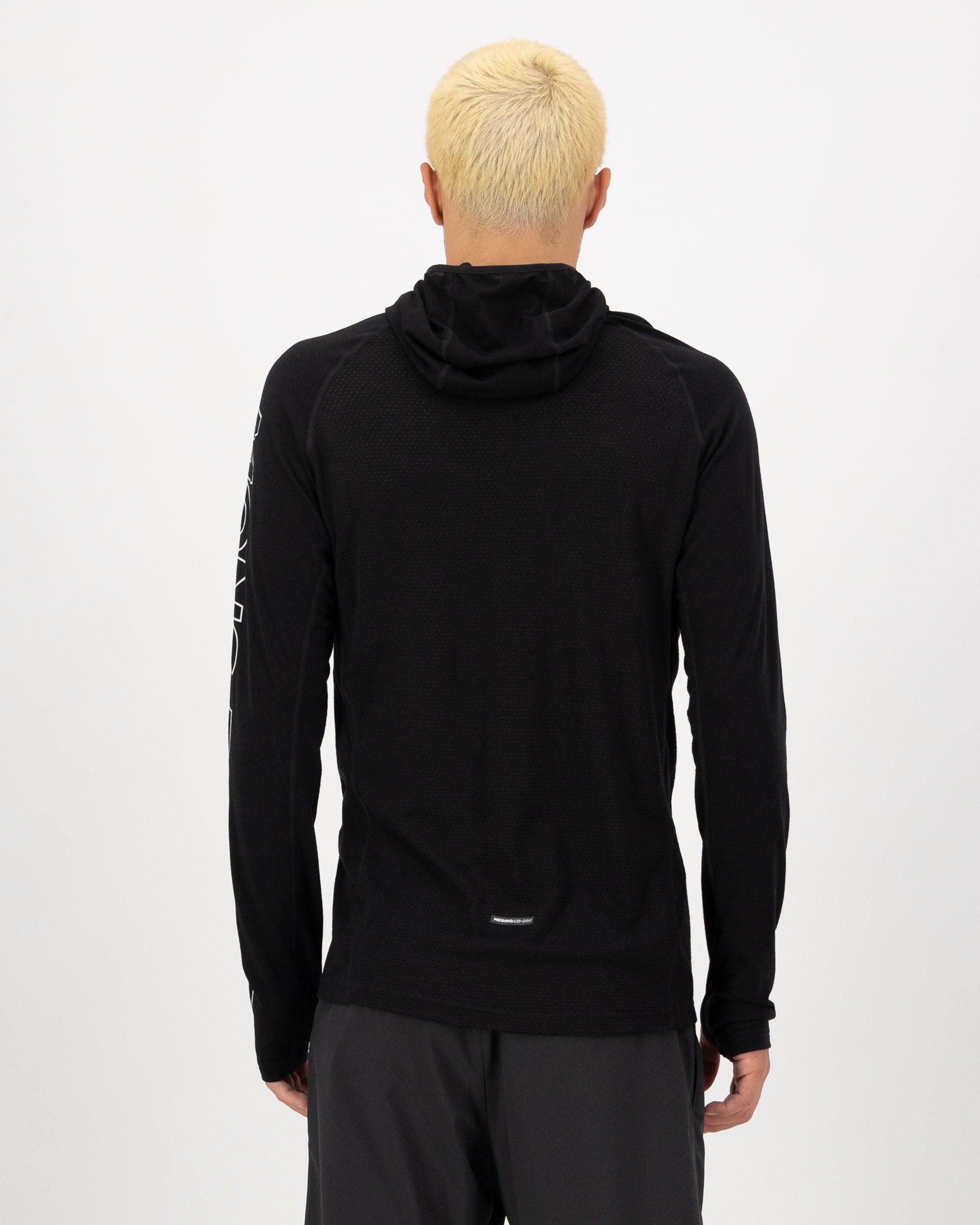 Mons Royale Mens Temple Merino Long Sleeve Hood