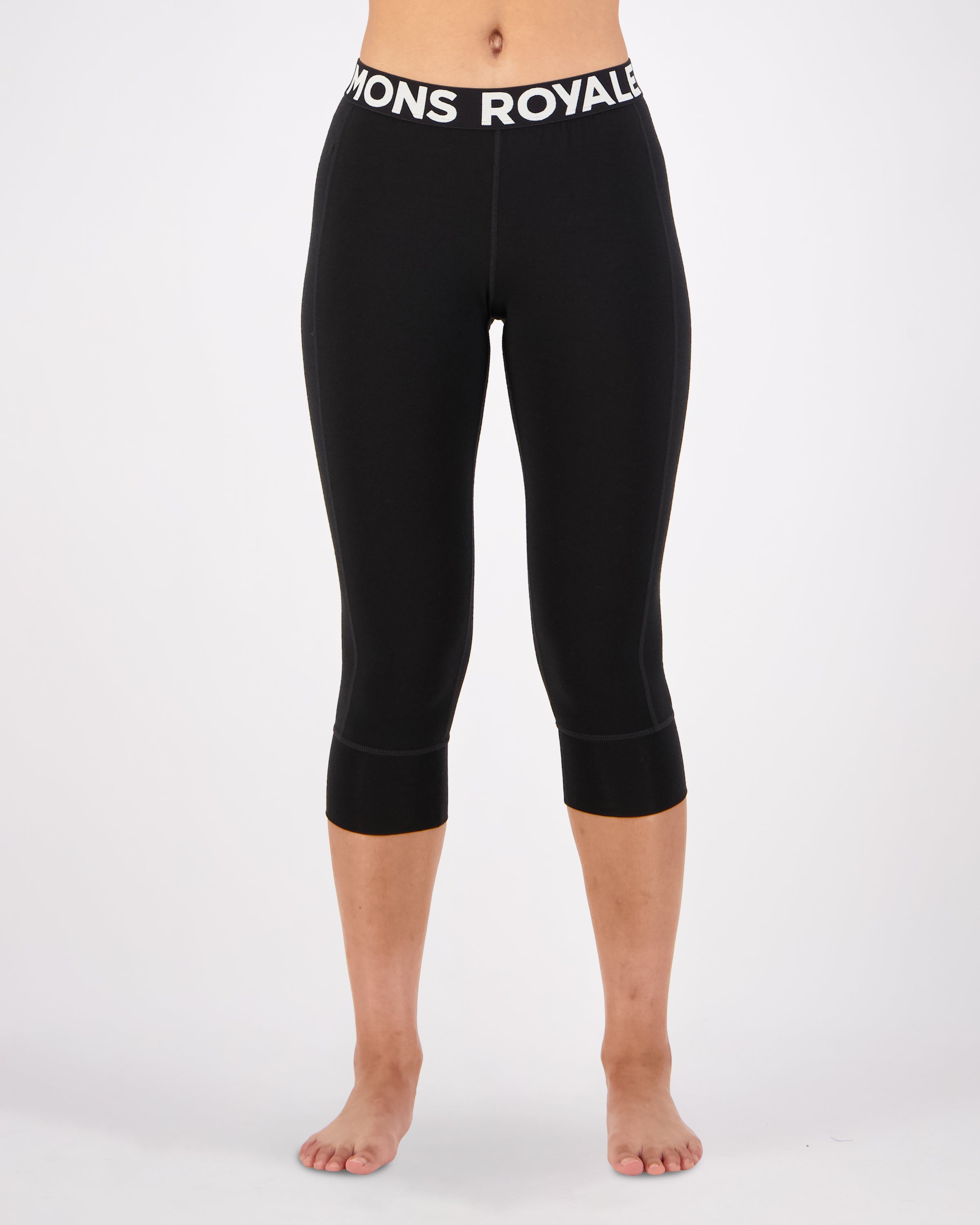 Mons Royale Womens Cascade Merino Base Layer 3/4 Legging