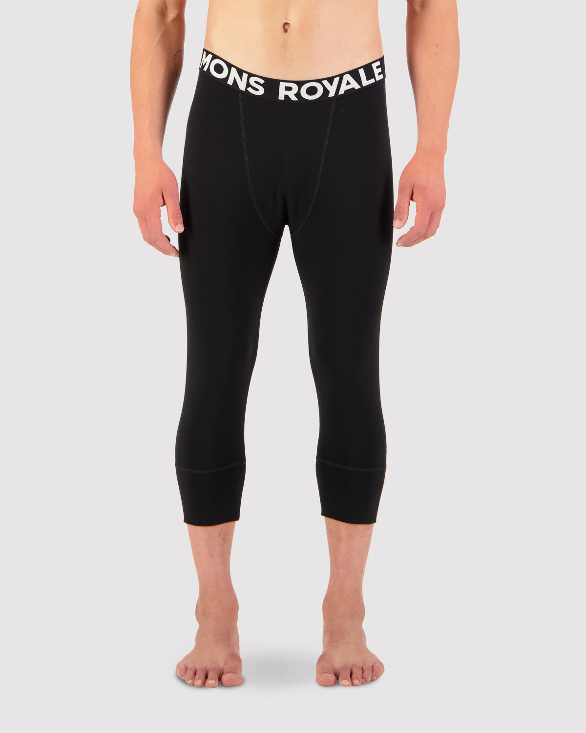 Mons Royale Mens Cascade Merino Base Layer 3/4 Legging