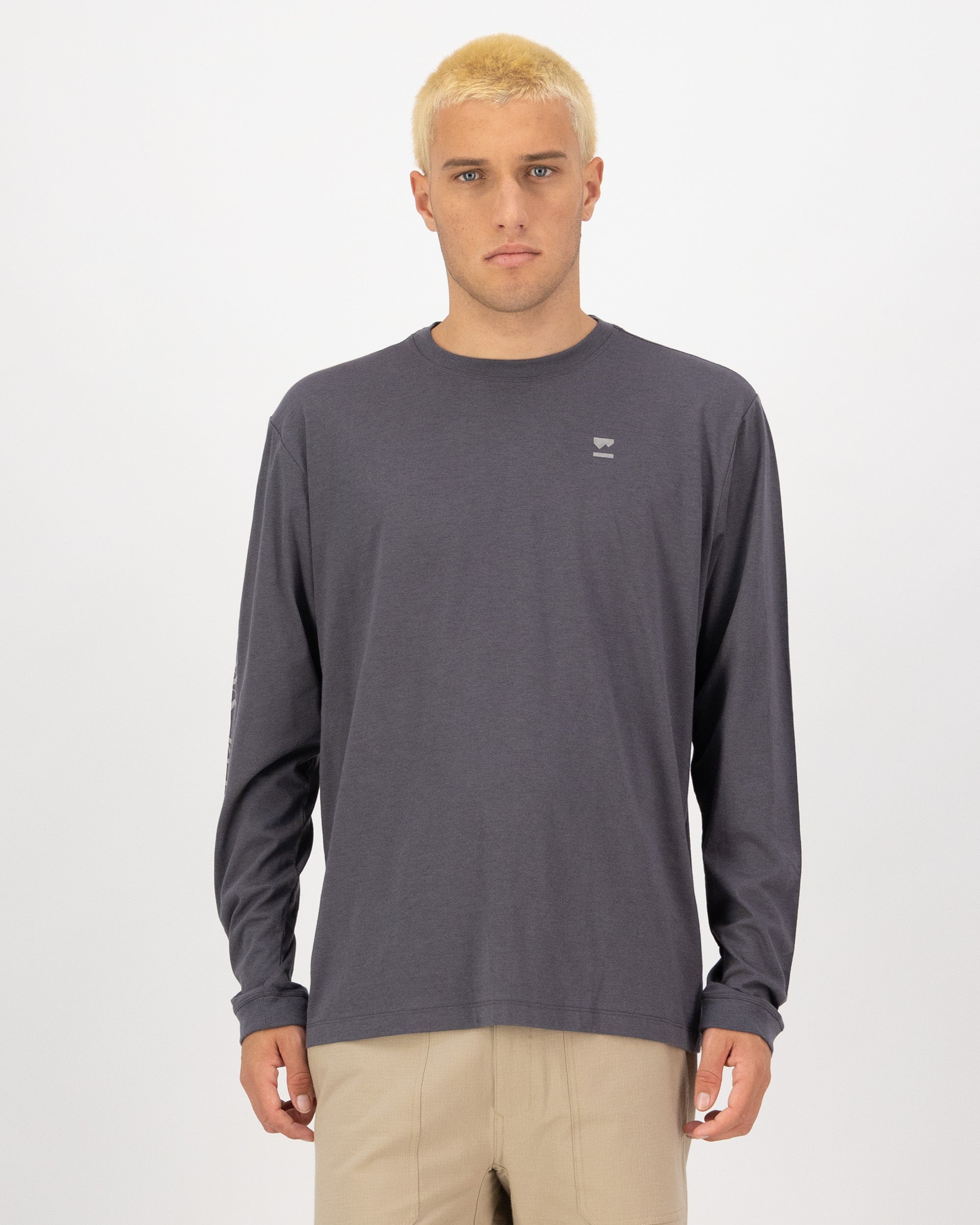 Mons Royale Mens Yonder Merino Organic Cotton Long Sleeve