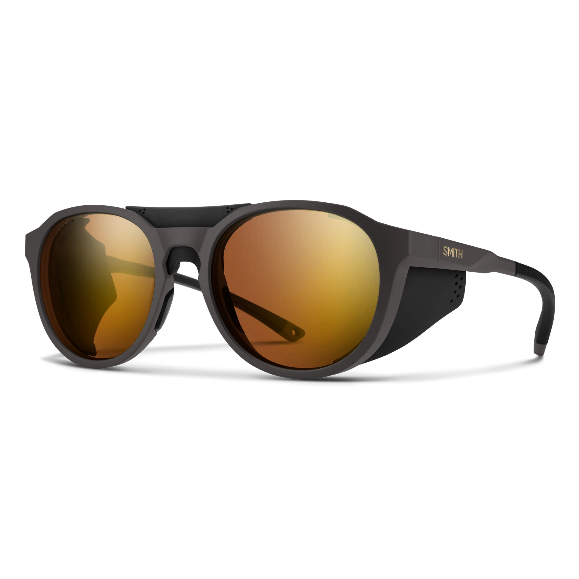 Smith Venture Sunglasses CP Glacier Photochromic Copper Gold Mirror Matte Gravy