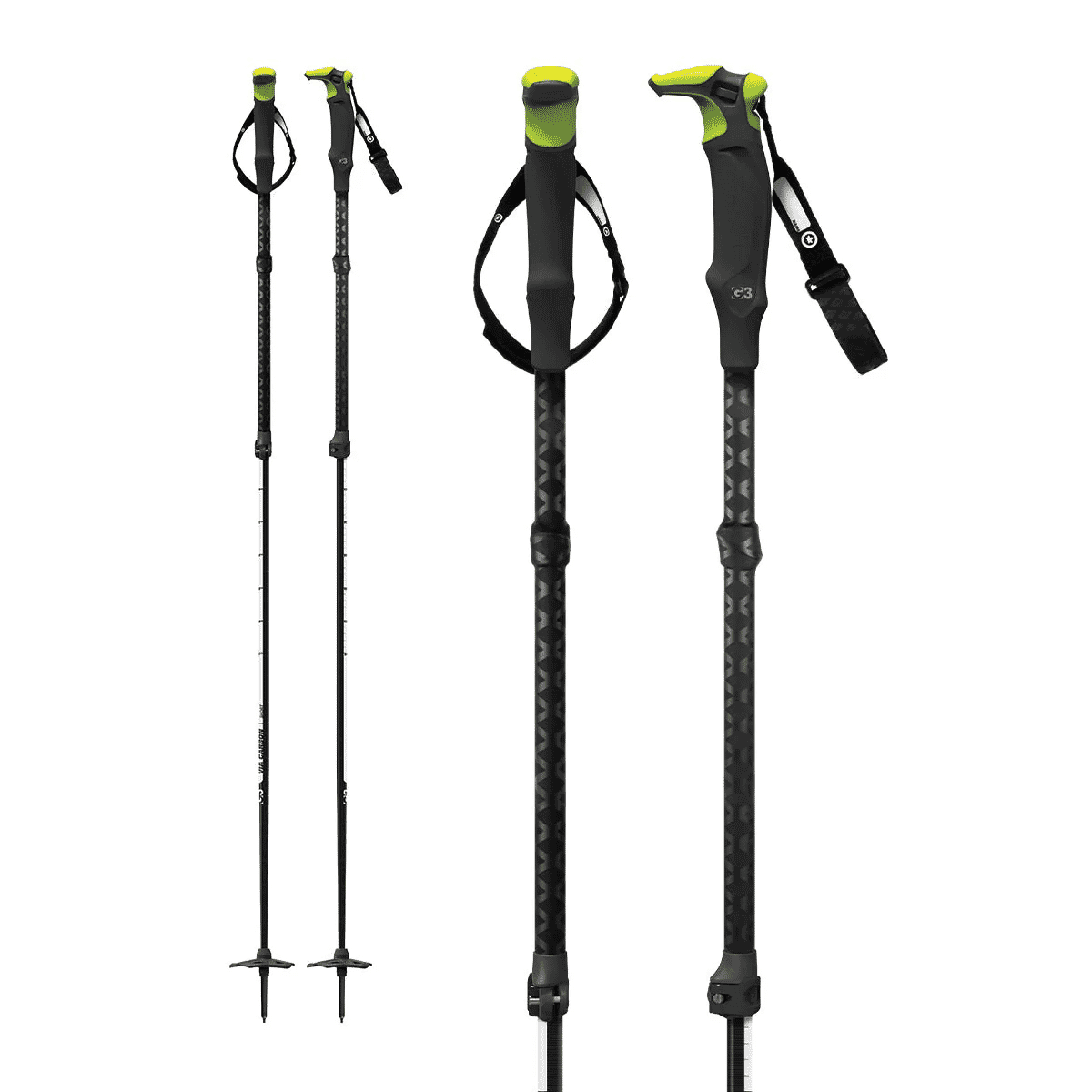 G3 VIA Carbon 2-Part Ski Pole