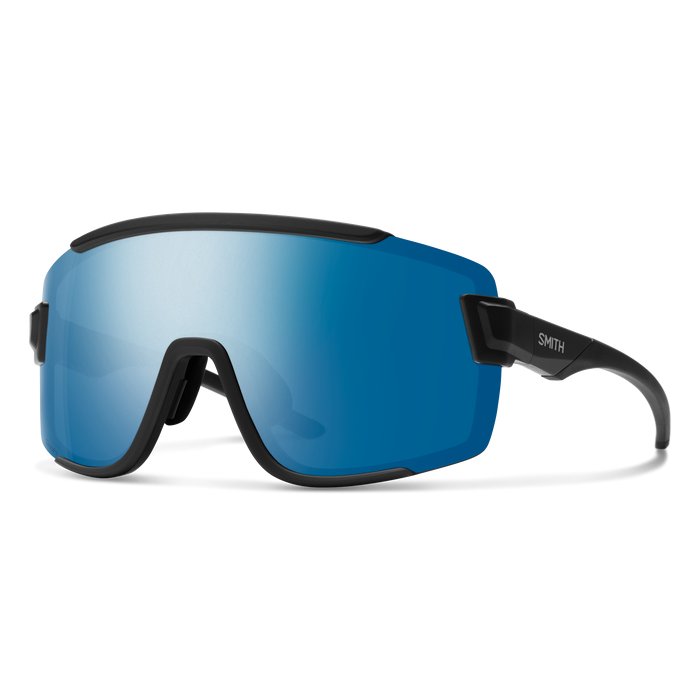 Smith Wildcat Matte Black ChromaPop Polarized Blue Mirror