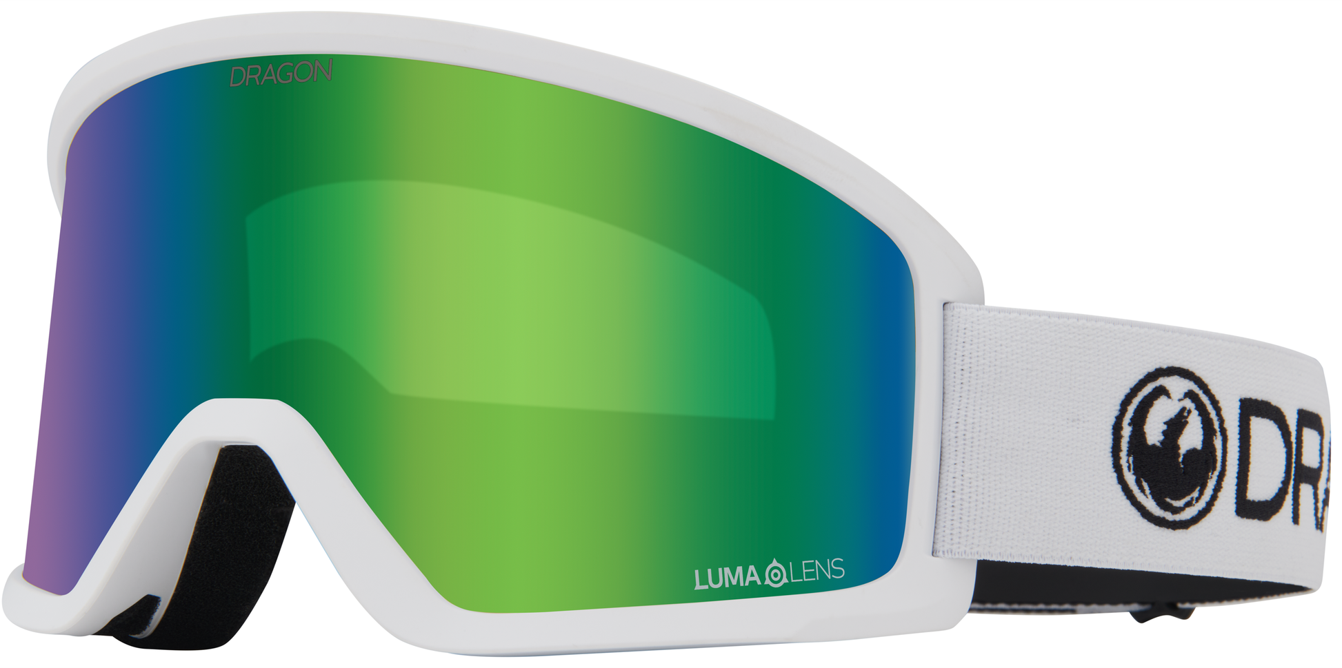 Dragon DX3 OTG Snow Goggle LL Green Ion White