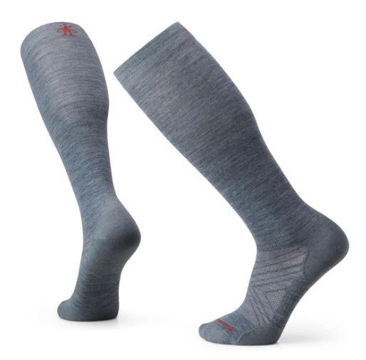 Smartwool Ski Zero Cushion OTC Socks Pewter Blue